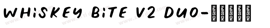 Whiskey Bite v2 Duo字体转换
